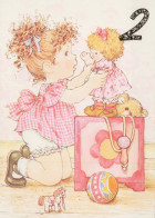 HAPPY BIRTHDAY 2 Year Old GIRL CHILDREN Vintage Postal CPSM #PBT841.A - Cumpleaños