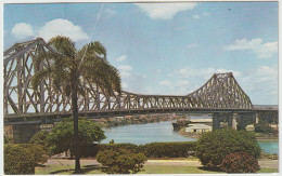 Australia QUEENSLAND QLD Story Bridge BRISBANE River Murfett P401 Postcard C1960s - Brisbane