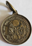 Üb Aug Und Hand Fürs Vaterland GRAZ 1889  III. OSTERN BUNDESSCHIESSEN Austria Shooting Medal    PLIM - Tir à L'Arc