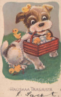 PASCUA FLORES Vintage Tarjeta Postal CPA #PKE182.A - Easter