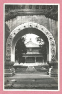 CHINA - Photo - Meili Photographic Studio - PEKING - HALL OF CLASSICS - PORCELAIN ARCH WAY - 2 Scans - China