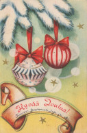 Buon Anno Natale Vintage Cartolina CPSMPF #PKD487.A - New Year