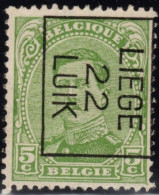 Typo 61-II B (LIEGE 22 LUIK) - O/used - Typografisch 1922-26 (Albert I)