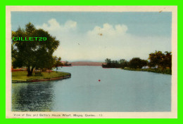 MAGOG, QUÉBEC - VIEW OF BAY AND BATTLE'S HOUSE WHARF - PECO - - Autres & Non Classés