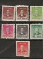 Chine  Lot De Timbres Différents  Nsg   Personnage - Unused Stamps