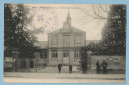 0786  CPA    VOVES  (Eure Et Loir)  Ecole Des Garçons -  Cachet POSTE DE SECOURS DE LA GARE DE VOVES S.S.B.M.   +++++++ - Andere & Zonder Classificatie