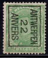 Typo 59-III B (ANTWERPEN 22 ANVERS) - O/used - Sobreimpresos 1922-26 (Alberto I)