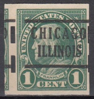 USA LOCAL Precancel/Vorausentwertung/Preo From ILLINOIS - Chicago - Type 224 - A Shermack Coil - Precancels