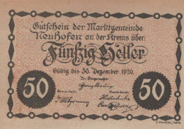 50 HELLER 1920 Stadt NEUHOFEN AN DER KREMS Oberösterreich Österreich Notgeld Papiergeld Banknote #PG632 - [11] Emissions Locales