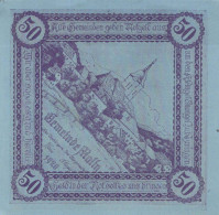 50 HELLER 1920 Stadt MOLLN Oberösterreich Österreich Notgeld Banknote #PD819 - [11] Emissions Locales