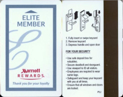 Marriott Rewards. Elite Member - Hotel Keycards