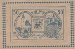 50 HELLER 1920 Stadt LASBERG Oberösterreich Österreich Notgeld Banknote #PD765 - [11] Emissioni Locali