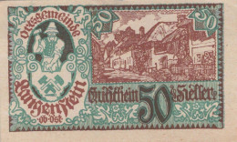 50 HELLER 1920 Stadt LANGENSTEIN Oberösterreich Österreich Notgeld #PI326 - [11] Emissioni Locali