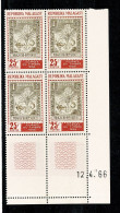 MADAGASCAR  Bloc De 4 Coin Daté 12.4.66 ** Gomme INTACTE Sup. - Madagascar (1960-...)