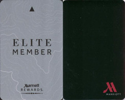 Marriott Rewards. Elite Member - Hotel Keycards
