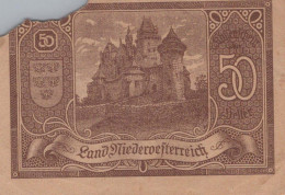 50 Heller 1920 Stadt Federal State Of Niedrigeren Österreich #PE257 - [11] Lokale Uitgaven