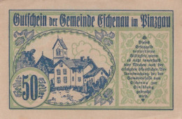 50 HELLER 1920 Stadt ESCHENAU IM PINZGAU Salzburg Österreich Notgeld #PF077 - [11] Lokale Uitgaven