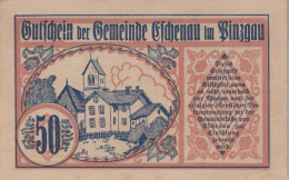 50 HELLER 1920 Stadt ESCHENAU IM PINZGAU Salzburg Österreich Notgeld #PE949 - [11] Lokale Uitgaven