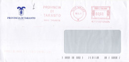 Stemma Provincia Di Taranto Su Busta Tipo 1 Anno 2011 - Enveloppes
