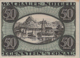 50 HELLER 1920 Stadt WACHAU Niedrigeren Österreich Notgeld Banknote #PD918 - [11] Emisiones Locales