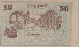 50 HELLER 1920 Stadt STRENGBERG Niedrigeren Österreich Notgeld #PE697 - [11] Lokale Uitgaven