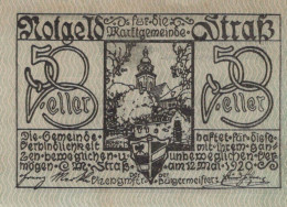 50 HELLER 1920 Stadt STYRIA Styria Österreich Notgeld Banknote #PE637 - Lokale Ausgaben