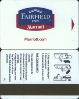 Marriott Rewards. Fairfield Inn - Hotelsleutels (kaarten)