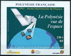 Polynésie N°Y&T BF N°19 Et 20 Année De L'espace Expo 92 Chicago Neuf Sans Charnière Très Frais 2 Scans - Blocks & Sheetlets