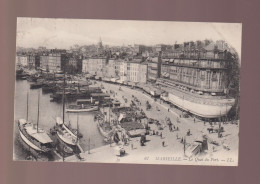 CPA - 13 - Marseille - Le Quai Du Port - Animée - Circulée En 1909 - Puerto Viejo (Vieux-Port), Saint Victor, Le Panier