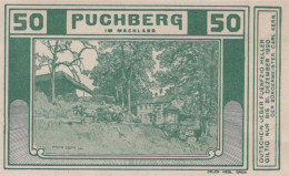50 HELLER 1920 Stadt PUCHBERG IM MACHLAND Oberösterreich Österreich #PE387 - Lokale Ausgaben