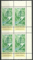 Turkey; 1957 Centenary Of The Instruction Of Forestry In Turkey ERROR "Shifted Perf." - Ungebraucht