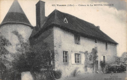 P-24-Mi-Is-725 : VOUSSAC. CHATEAU DE LA MOTTE-VERGER - Other & Unclassified