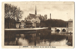 80 Amiens - La Cathedrale Vue Des Bords De La Somme - Amiens