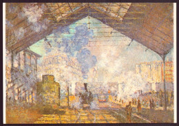 C. MONET LA GARE SAINT LAZARE - Malerei & Gemälde