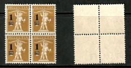 SWITZERLAND   Scott # 186** MINT NH BLOCK Of 4 (CONDITION AS PER SCAN) (LG-1755) - Blocks & Sheetlets & Panes