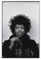 Jimi Hendrix By Linda McCartney 1968 New York Bromide Photo Postcard - Fotografie