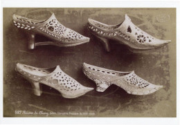 Paris Victorian Antique Ladies Shoes Albumen Photo Postcard - Photographs