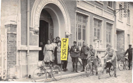 SISSONNE (Aisne) - Marie à La Poste - Facteur à Bicyclette - Carte-Photo, écrit (2 Scans) - Sissonne