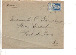 BELGIQUE SEUL SUR LETTRE POUR LA FRANCE 1911 - Sonstige & Ohne Zuordnung