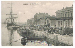 34 SETE CETTE LE QUAI VAUBAN - Sete (Cette)