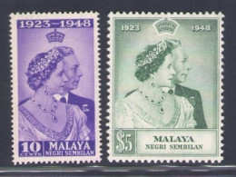 1948 Negri Sembilan, Stanley Gibbons N. 40/41 - MNH** - Otros & Sin Clasificación