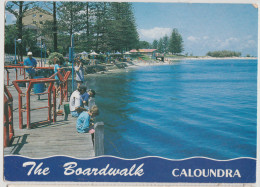 Australia QUEENSLAND QLD Boardwalk Bulcock Beach CALOUNDRA SUNSHINE COAST Wren 175 Postcard Used 1996 - Sunshine Coast