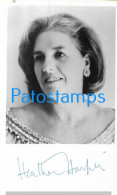 228291 ARTIST HEATHER HARPER UK SINGER OPERA & CLASICA  AUTOGRAPH 10.5 X 16.5 CM PHOTO NO POSTAL POSTCARD - Altri & Non Classificati