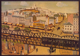 RODOLPHE ROUSSEAU LE METRO AERIEN - Paintings