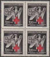 05/ Pof. 112, 4-block - Unused Stamps