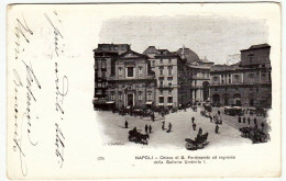 NAPOLI - CHIESA DI S. FERDINANDO ED INGRESSO GALLERIA UMBERTO I - 1904 - Vedi Retro - Formato Piccolo - Napoli (Napels)