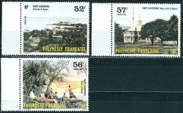 Polynésie N°Y&T 256 à 260  Tahiti D'autrefois Art Rupestre En Polynésie Neufs Sans Charnière Très Frais 2 Scans - Unused Stamps