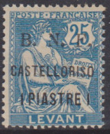 Castellorizo  8a** Variété Surcharge Castellori"s"o - Other & Unclassified