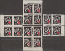 06/ Pof. 112, Complete Border 4-blocks - Neufs