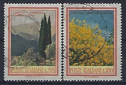 Italy 1968  Flora (o) Mi.1292-1293 - 1961-70: Afgestempeld